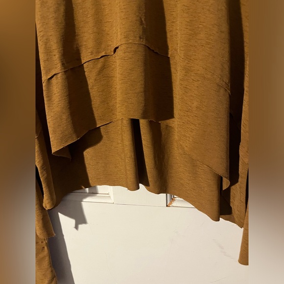 Free People Movement Tempo Long Sleeve Shirt Mustard Color Women’s Size Small - Picture 6 of 8